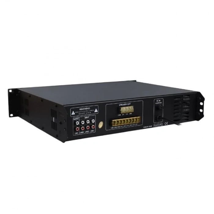 ÇOK SATAN Westa Wm-2250u 250 Watt 100 Volt Usb-sd-bluetooth 6 Bölgeli Trafolu Mixer Anfi