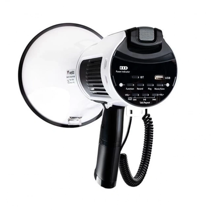 ÇOK SATAN Westa Wm-90ubt Usb-sd-aux-mp3-bluetooth Şarjlı Mikrofonlu 100 Watt Megafon