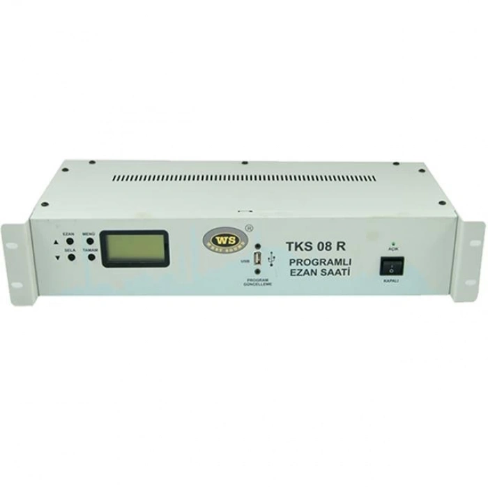 ÇOK SATAN Westsound Tks-08r Rack Tipi Programlı Ezan Ve Sela Saati