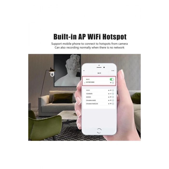 ÇOK SATAN Wifi 360 Panoramik Ampul Kamera Güvenlik Kamerası Çift Wifi 360 Derece Gece Görüşlü