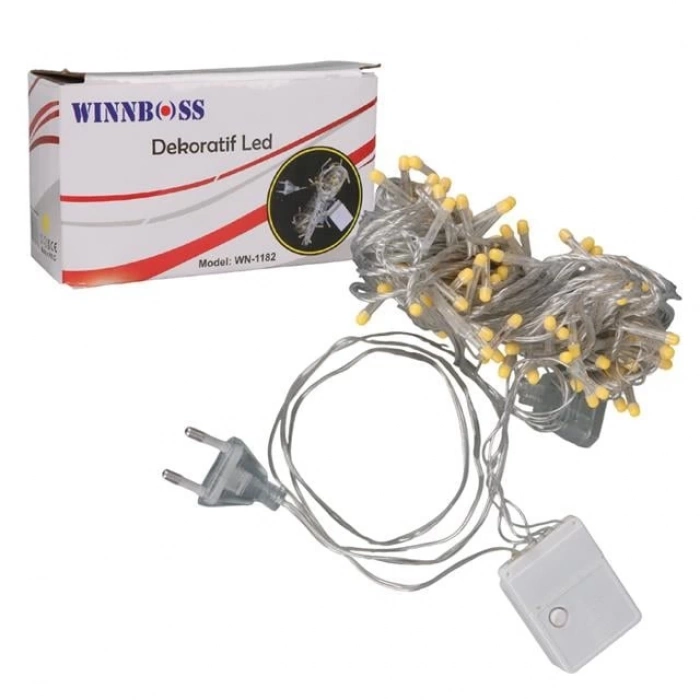ÇOK SATAN Winnboss Wn-1182 Gün Işığı 10 Metre Dekoratif Led Yılbaşı Işığı 5 Watt Ac220v