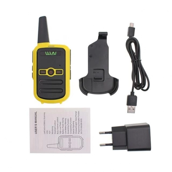 ÇOK SATAN Wln Kd-c51 16 Kanal Sarı Tekli Telsiz