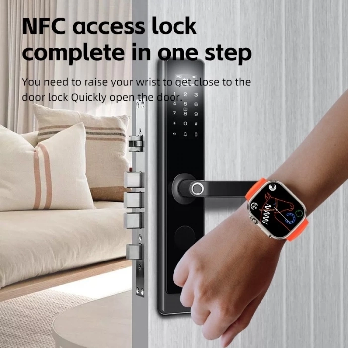 ÇOK SATAN Ws28 Ultra 49mm Siri Tansiyon Ateş Nabız Ölçer Akıllı Saat