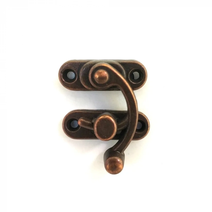 ÇOK SATAN Yay Gözü, Ahşap Kutu Klipsi - Büyük 37x45 Mm, Antik, 1 Adet