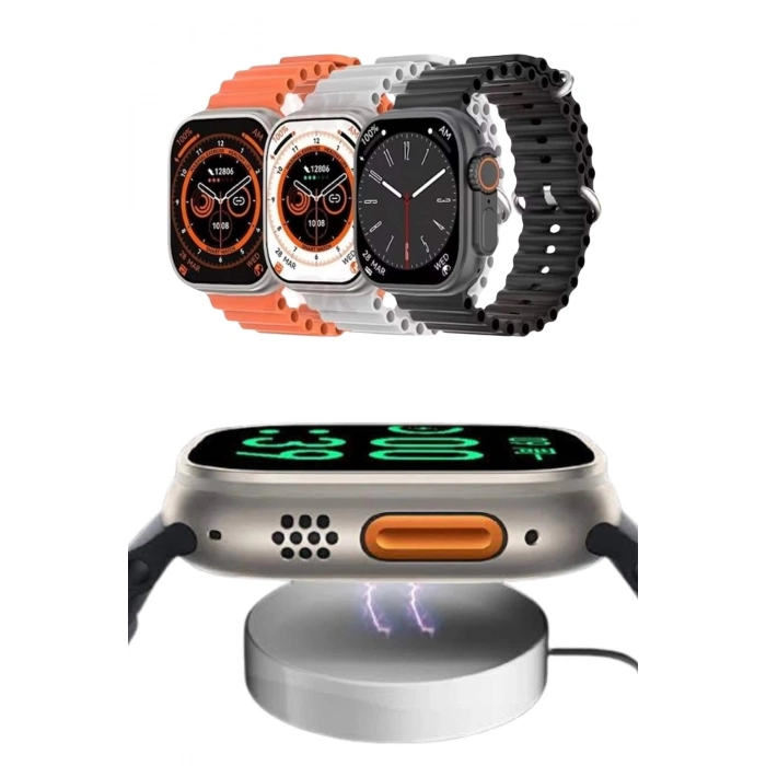 ÇOK SATAN Yeni Nesil Akıllı Saat Uyku ve Sağlık Takibi Titeşimli Sesli Arama Mesaj ve Bildirim Görme