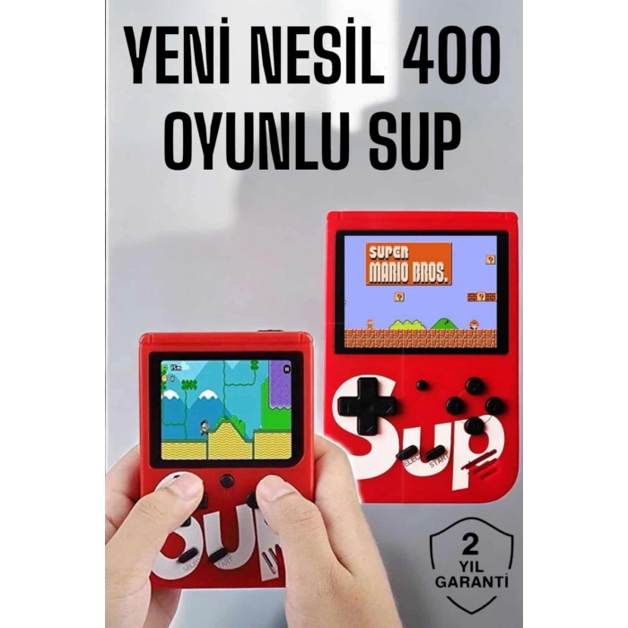 ÇOK SATAN Yeni Nesil Çocuklara Özel SUP 400 Oyunlu Mini El Konsolu