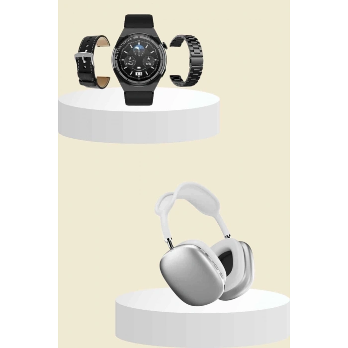 ÇOK SATAN Yeni Nesil Sesli Görüşme Akıllı Saat ve Powerbank Çoklu Şarj Girişli Bluetooth Kulaklık Nabız Ölçer