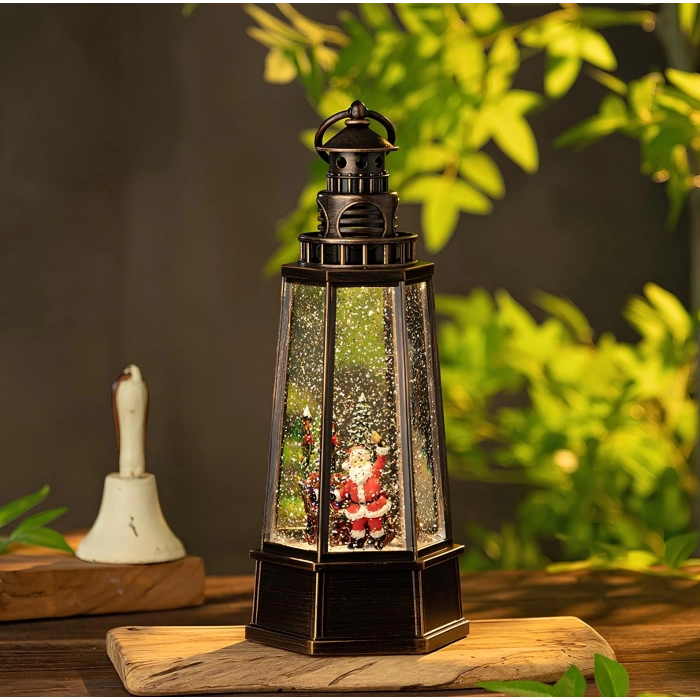 ÇOK SATAN Yılbaşı Temalı Işıklı Müzikli Kar Küresi Model 5