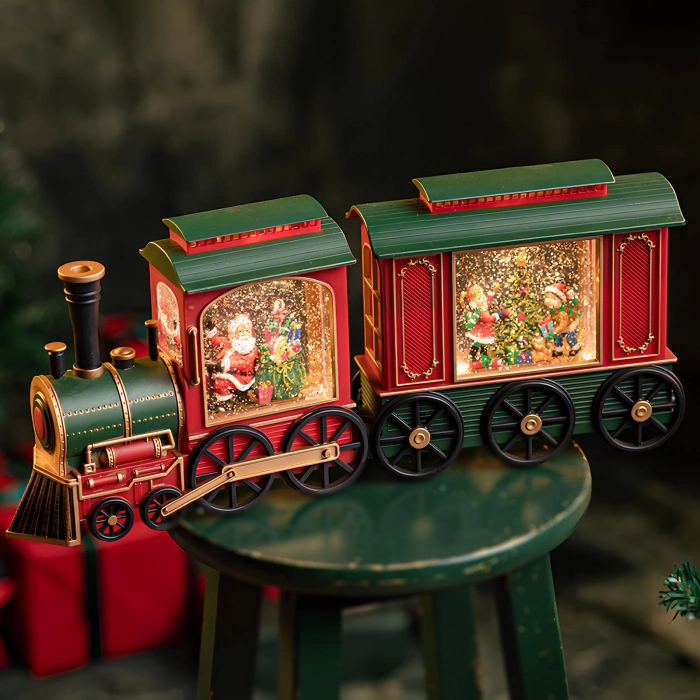 ÇOK SATAN Yılbaşı Trenli Işıklı Müzikli Kar Küresi