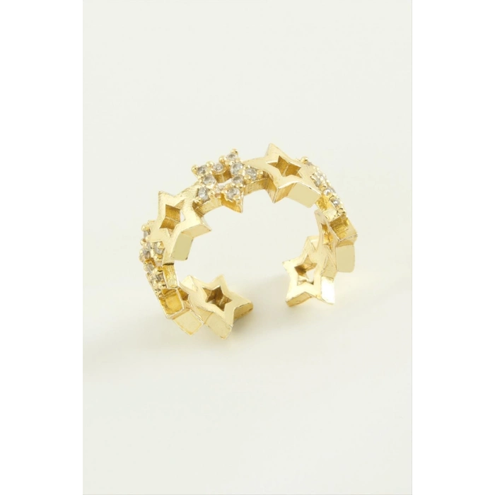 ÇOK SATAN Yıldız Zirkon Taşlı Yüzük