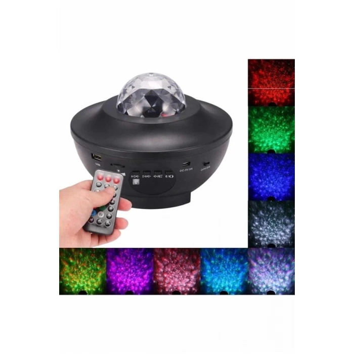 ÇOK SATAN Yıldızlı gökyüzü Projektörü Uzaktan kumandalı Çocuklara Özel Şarjlı