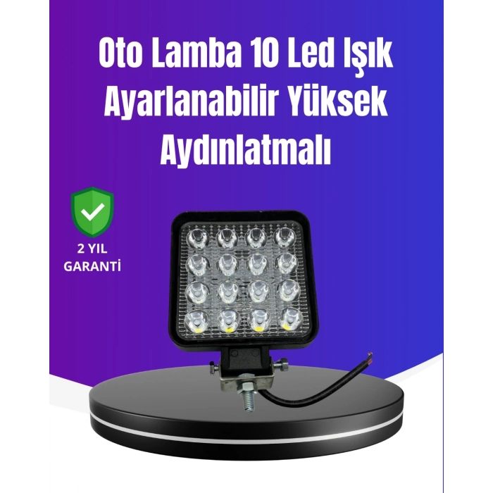 ÇOK SATAN Yoğun Işık Gücüne Sahip LED Far | Traktör, Off-Road ve Kamyonet Uyumlu