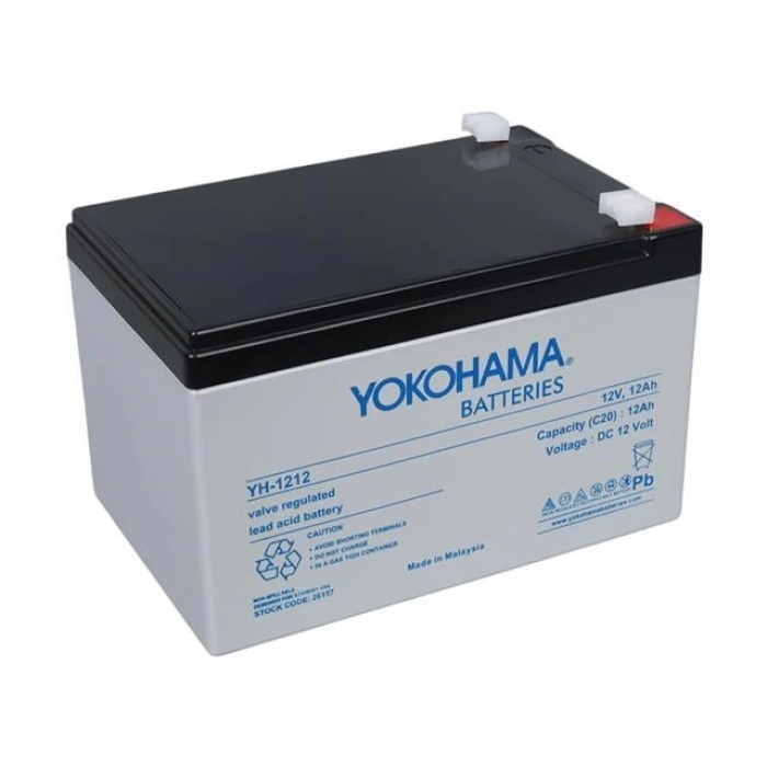 ÇOK SATAN Yokohama Yh-121.2 12 Volt 12 Amper Akü (151x98x95 Mm)