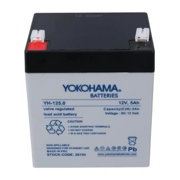 ÇOK SATAN Yokohama Yh-125.0 12 Volt - 5 Amper Akü (90x70x101 Mm)