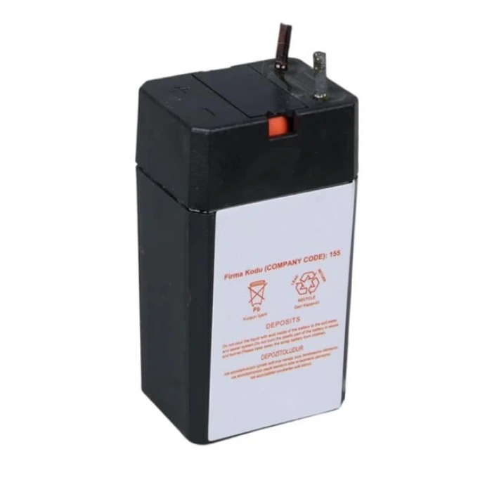 ÇOK SATAN Yokohama Yh-40.3 4 Volt - 0.3 Amper Akü (25.5x19.5x48 Mm)
