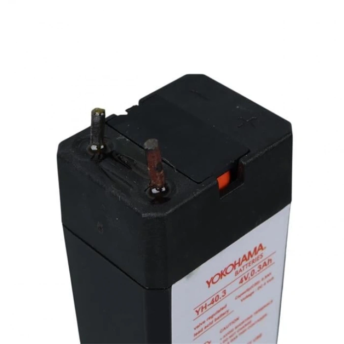 ÇOK SATAN Yokohama Yh-40.3 4 Volt - 0.3 Amper Akü (25.5x19.5x48 Mm)