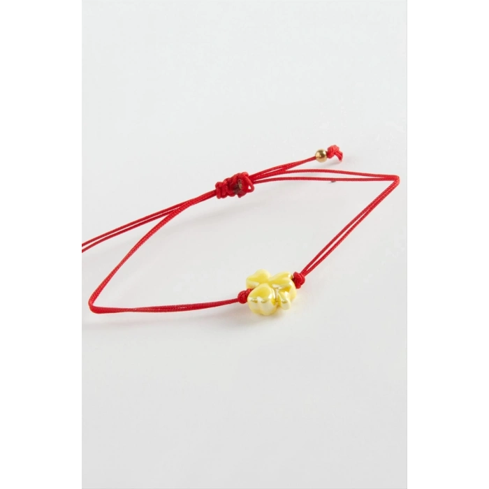 ÇOK SATAN Yonca Cam İp Bileklik