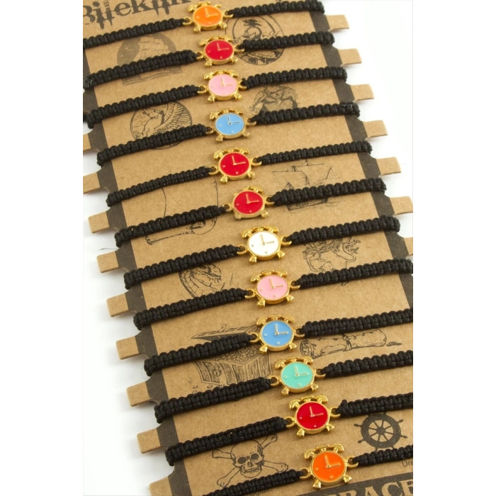 ÇOK SATAN Yonca Makrome Örgülü Bileklik