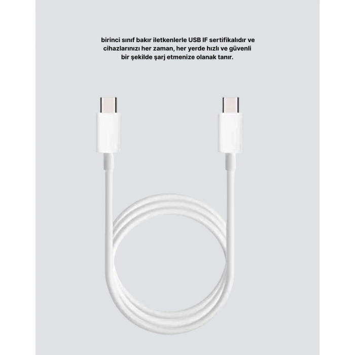 ÇOK SATAN Yüksek Hızlı 30W 5.0A Type-C Kablo Şarj