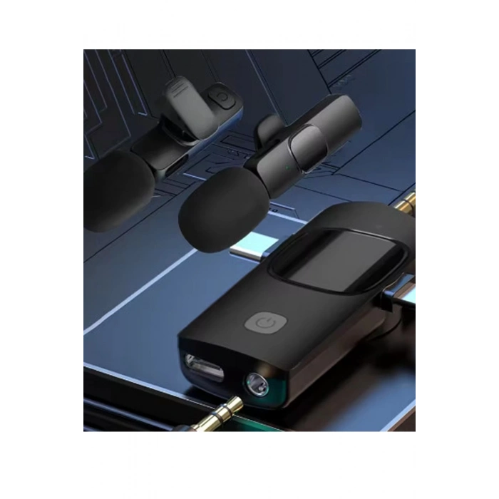 ÇOK SATAN Yüksek Kalite Profesyonel 3 In 1 Kablosuz Taşınabilir Yaka Mikrofonu Youtube Facebook Tiktok