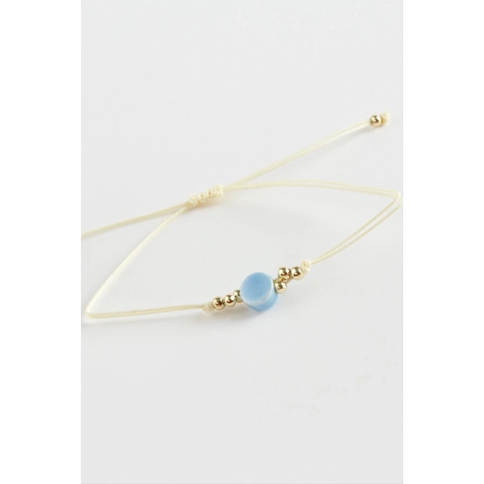 ÇOK SATAN Yuvarlak Cam İp Bileklik