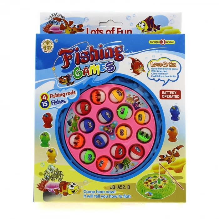 ÇOK SATAN Yuvarlak Mavi Balık Tutma Oyunu