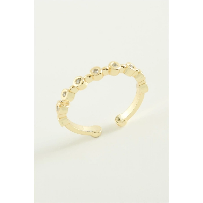 ÇOK SATAN Yuvarlak Zirkon Taşlı Yüzük