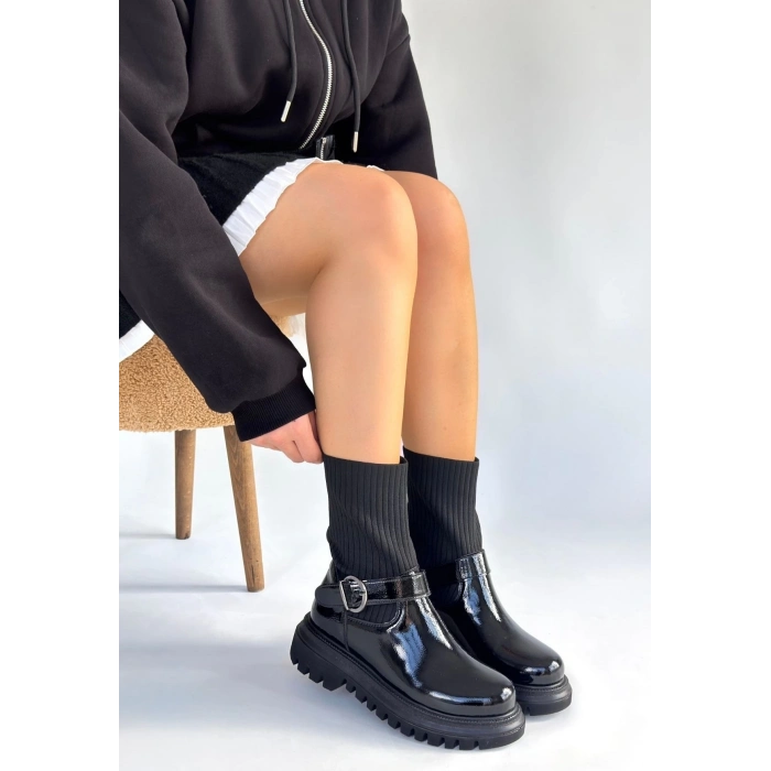 ÇOK SATAN Zerta Siyah Rugan Streçli Bot