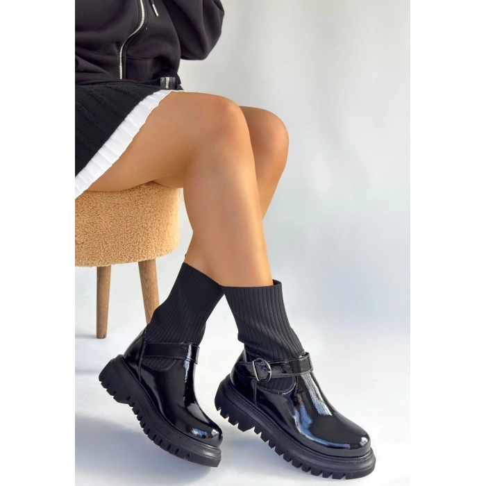 ÇOK SATAN Zerta Siyah Rugan Streçli Bot