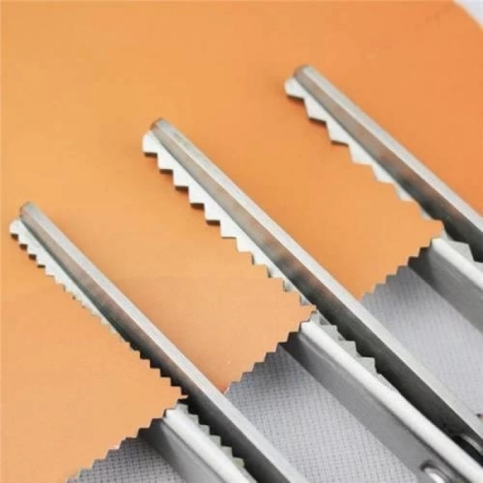 ÇOK SATAN Zikzaklı Kesim Makası Desenli Tırtıklı Oya Makası Terzi Kumaş