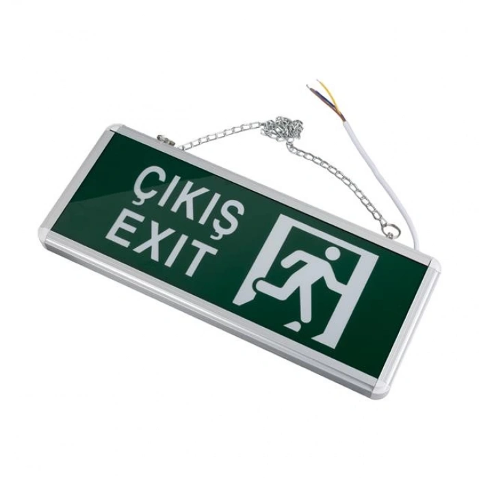 ÇOK SATAN Zmr Zmr-670/y.00 3w Tek Yön Acil Çıkış Yönlendirme Tabelası - Lambası (38x30x36mm)