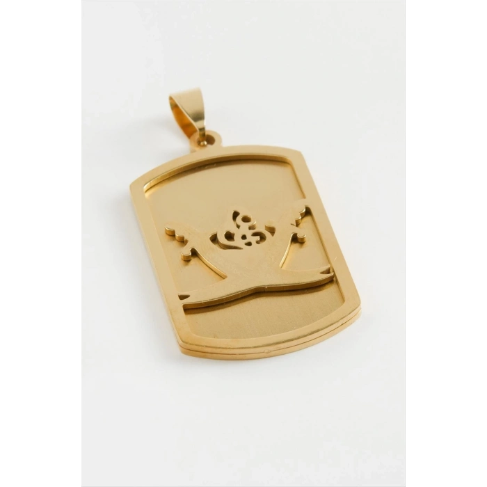 ÇOK SATAN Zülfikar Çelik Kolye Ucu 4 cm