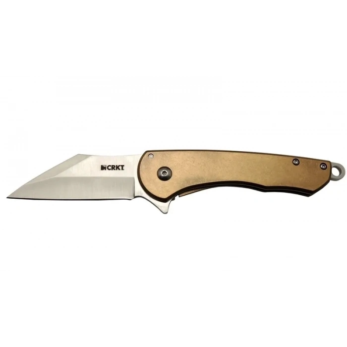 Crkt Jettison 6820 Brw Kahverengi Kamp / Outdoor Çakı 18,5cm - Yarı Otomatik, Kemerlikli, Kutulu