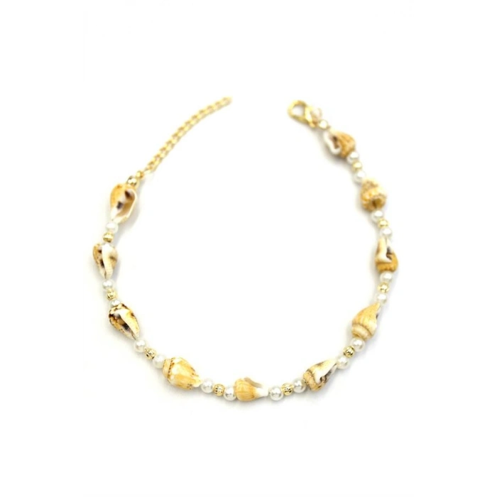 Deniz Kabuğu Halhal - Sarı