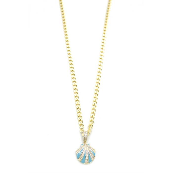 Deniz Kabuğu Kolye - Altın