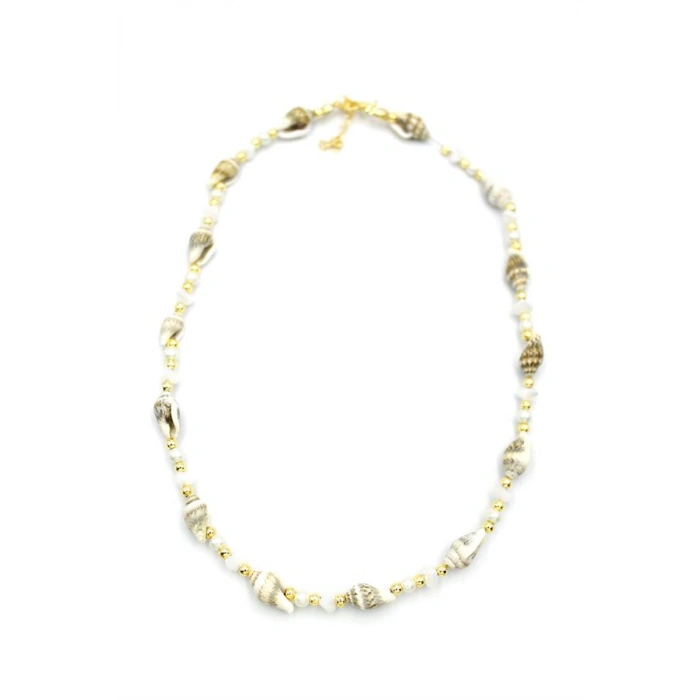 Deniz Kabuğu Kolye - Beyaz