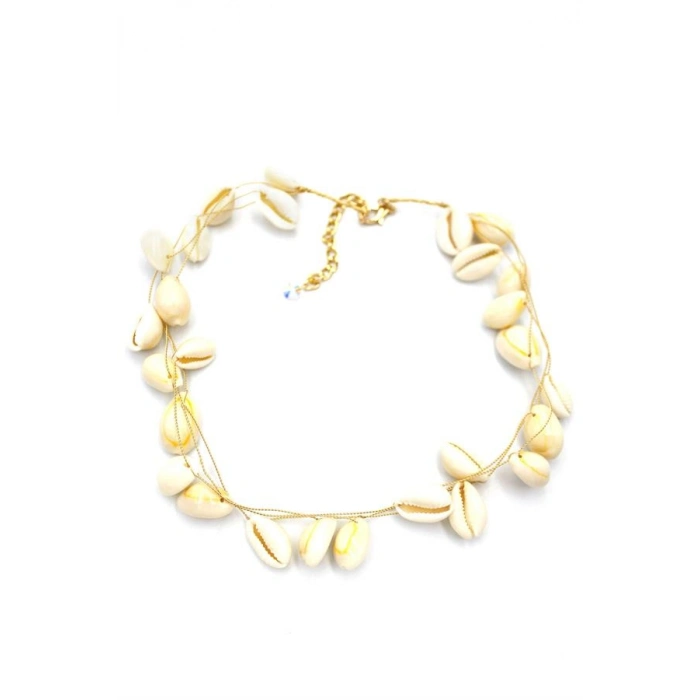 Deniz Kabuğu Kolye - Beyaz