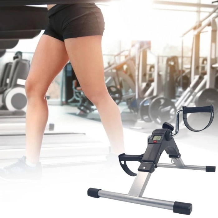 Dijital Göstergeli Pedallı Taşınabilir Egzersiz Aleti