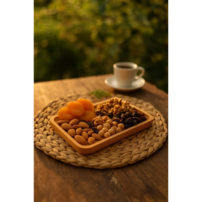 Dikdörtgen Bambu Sunumluk 14x24 cm