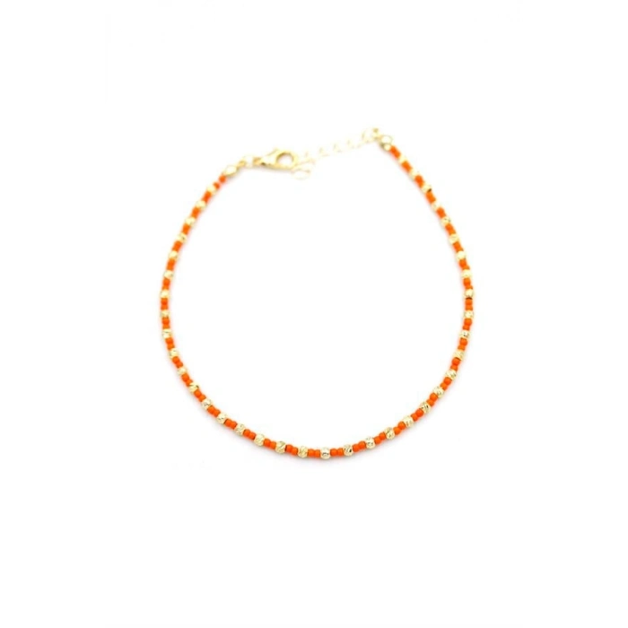 Dorika Boncuk Halhal - Turuncu