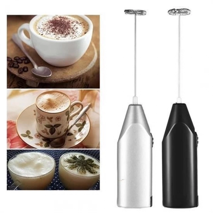 El Çırpıcısı Pilli Mini Portatif Mutfak Mikseri Köpürtme Aleti