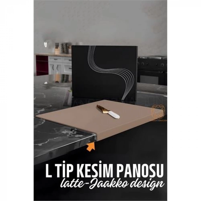 Köşeli Kesim Panosu LATTE Kesim Tahtası Jaakko Design