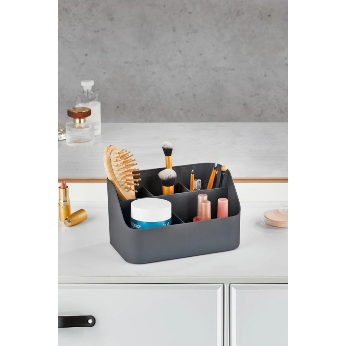 Füme Makyaj Kutusu & Kozmetik Organizeri & Çok Amaçlı Kutu