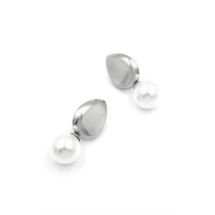 İnci Damla Küpe - Gümüş