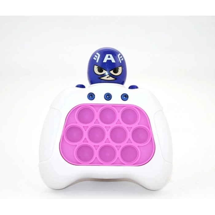 Işıklı Müzikli Pop-ıt Captain America Tasarımlı