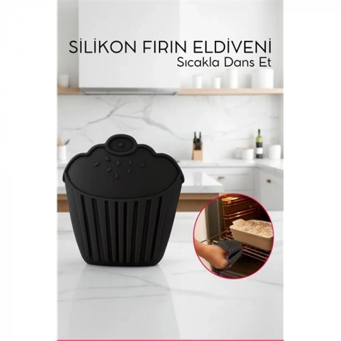 Isıya Dayanıklı Silikon Fırın Eldiveni – Profesyonel Mutfak Koruması