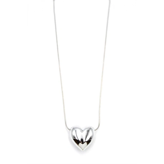 Kalp Kolye - Gümüş