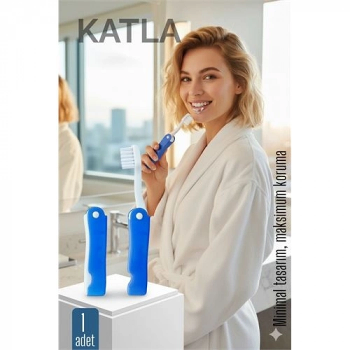 Katlanır Diş Fırçası - Seyahat Katlanır Diş Fırçası - Hijyenik Koruma, Pratik ve Kompakt Model