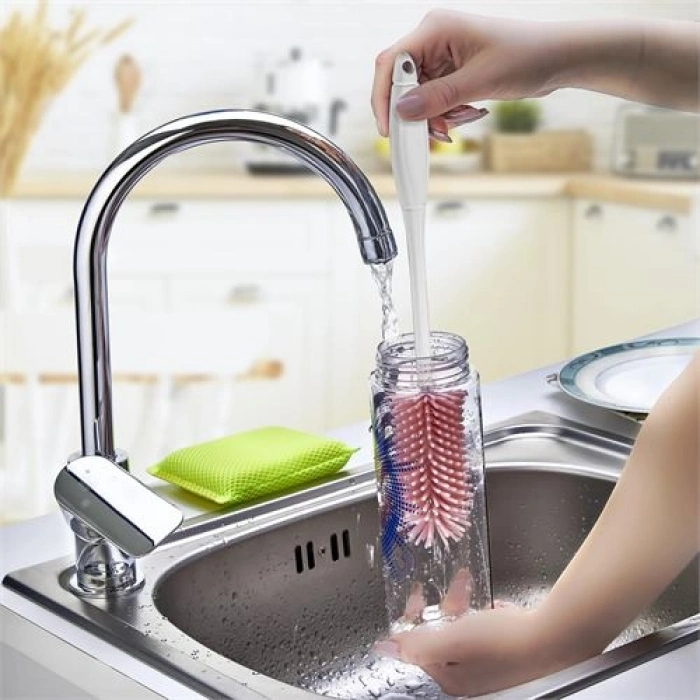 Kavanoz Temizleme Fırçası Şişe Biberon Dar BölgeTemizleyici Fırça