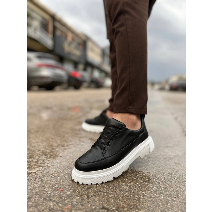 KB-702 Kuback Siyah Cilt Günlük Erkek Ayakkabı